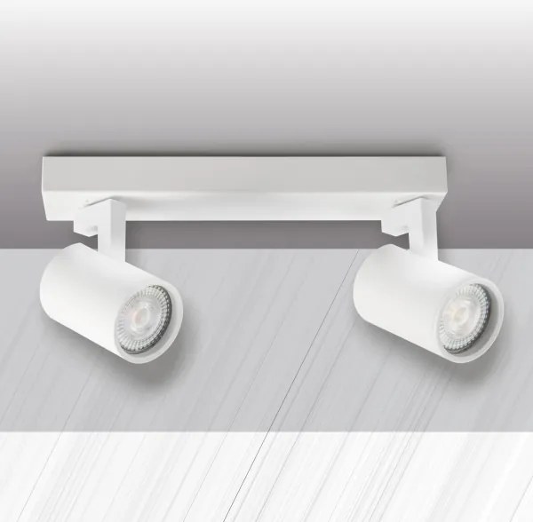 Faretto LYNX 2xGU10/10W/230V bianco
