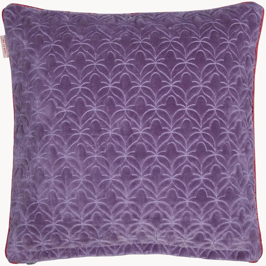 Cuscino reversibile in velluto di cotone Quilty Dreams