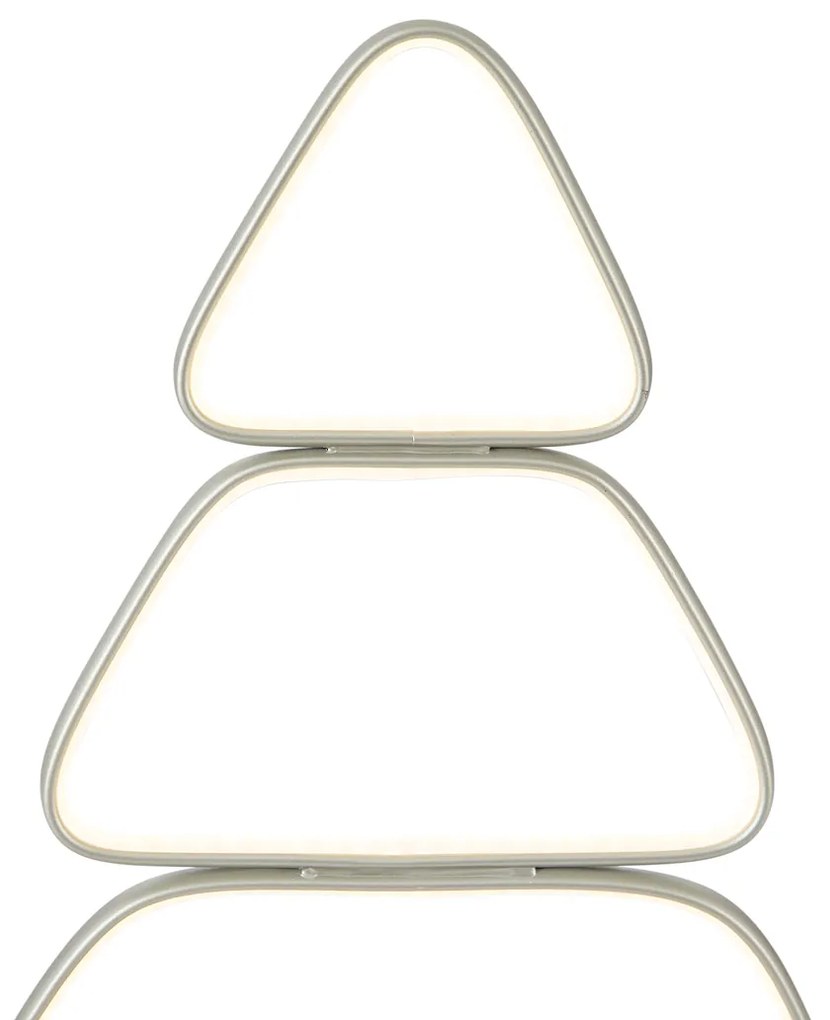 Lampada da tavolo natalizia albero di Natale in acciaio con LED - Arbre