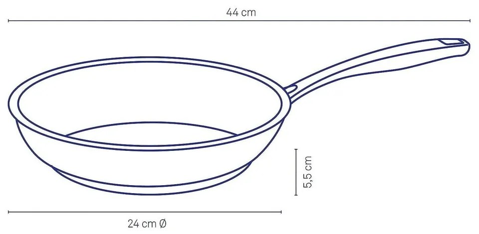 Padella in acciaio inox, ø 24 cm Flavoria - Kela