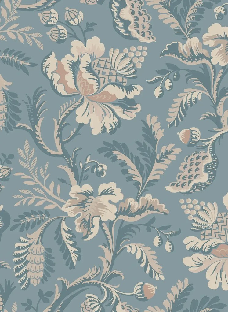 Sandberg Carta da parati Daphne - Misty Blue