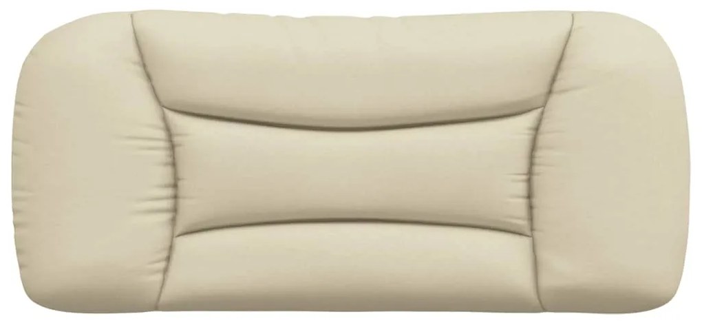 Cuscino testiera crema 90 cm in tessuto