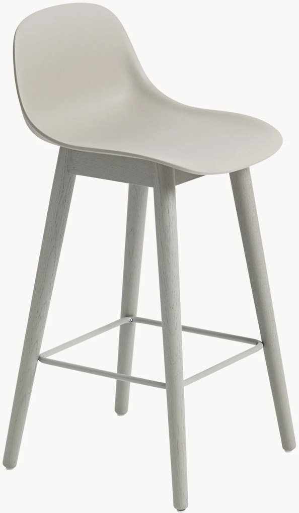 Sedia da bar in legno Fiber