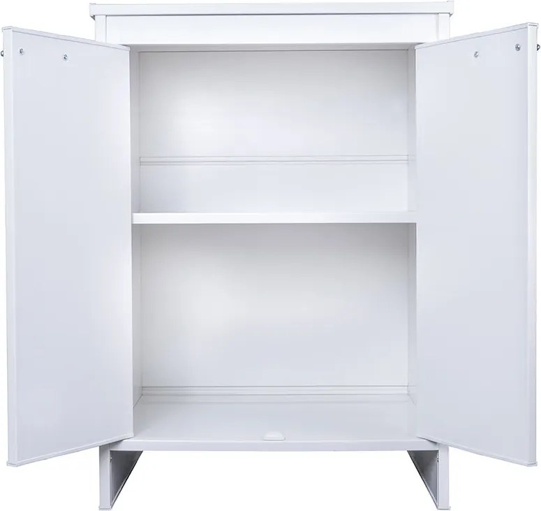 Mobile Lavanderia da Esterno 60x49x84 cm in PVC Bianco...