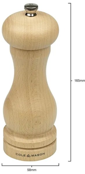 Cole&Mason - Macinapepe CAPSTAN BEECH faggio 16,5 cm