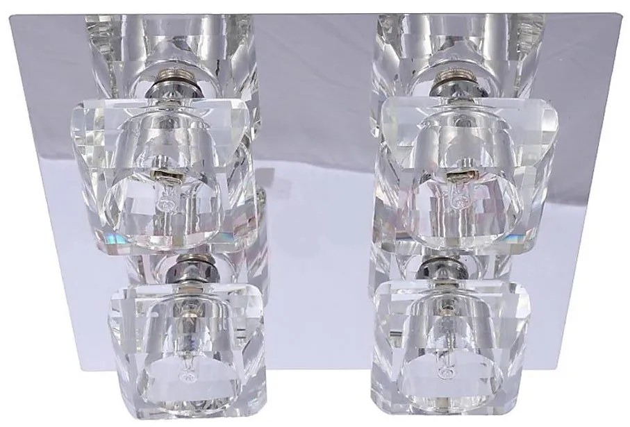 Azzardo AZ0492 - Plafoniera RUBIC 4xG9/40W/230V