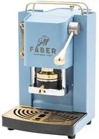 FABER MINI PRO DELUXE TURCHESE - MACCHINA PER CAFFE'' - PRESSACIALDA IN OTTONE - ELETTROVALVOLA E TERMOSTATO 95 - TELAIO IN ACCIAIO