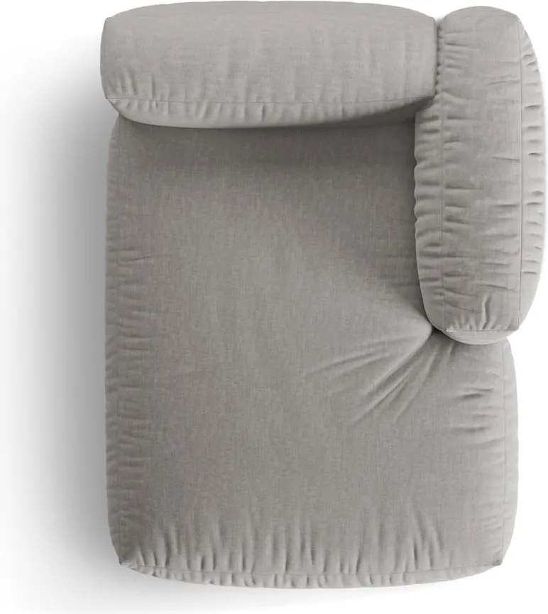 Modulo divano grigio chiaro (angolo destro) Martina - Micadoni Home