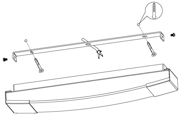 Eglo 97719 - Lampada LED per specchi da bagno SIDERNO LED/16W/230V IP44