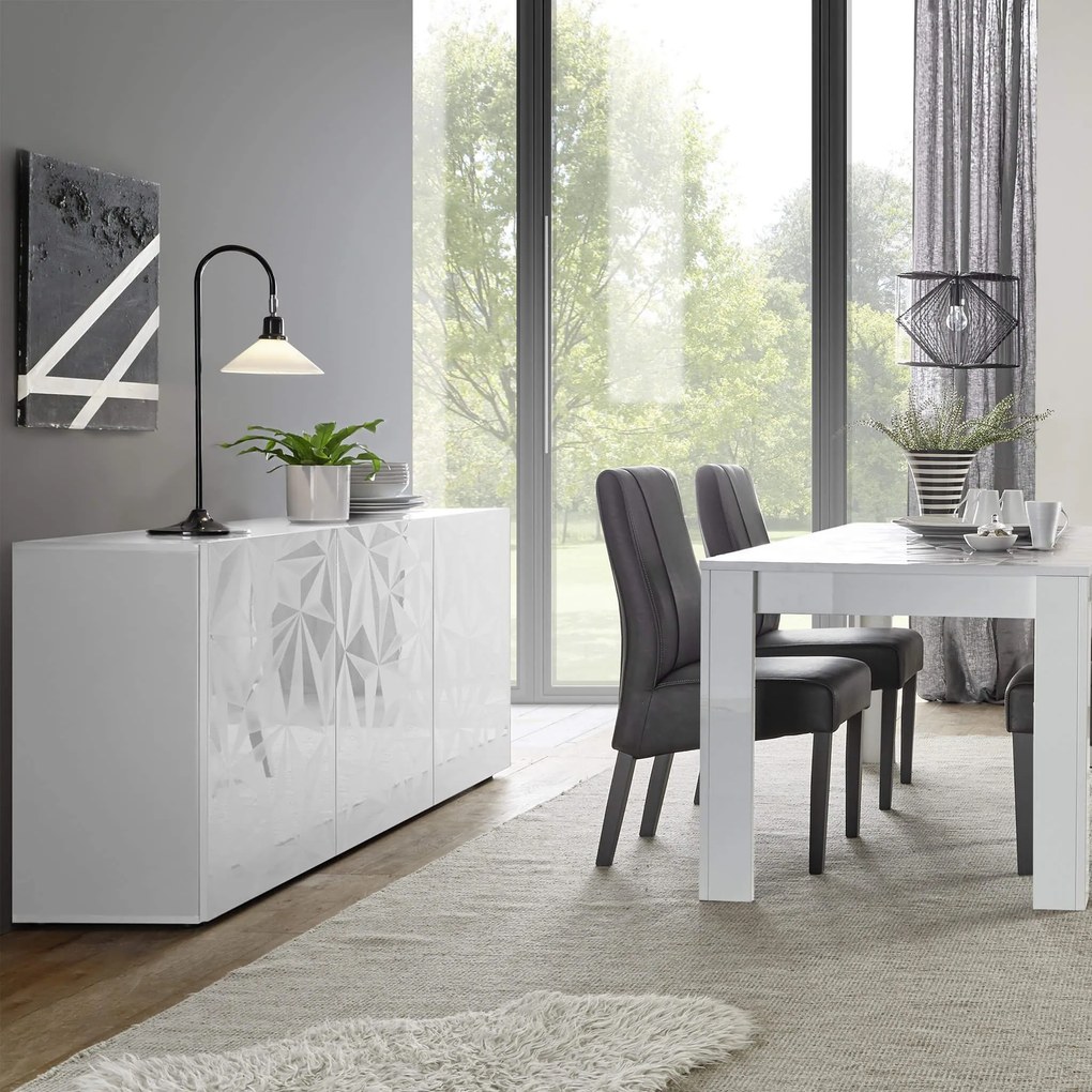 LION - madia di design moderno 3 ante