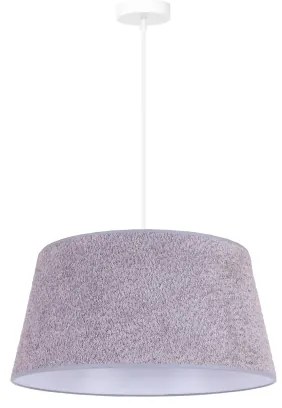 Duolla - Lampadario a sospensione con filo BOUCLE 1xE27/15W/230V diametro 50 cm grigio