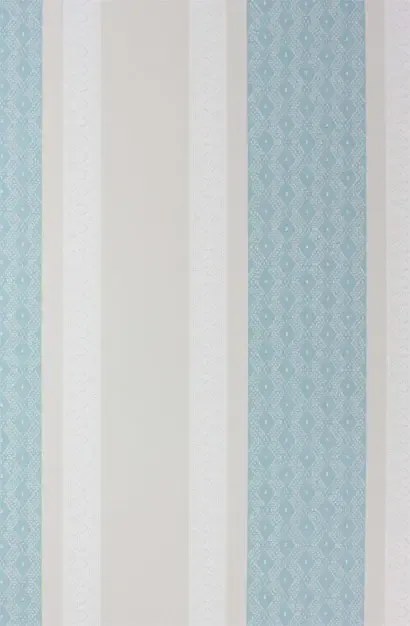 Osborne & Little Carta da parati Chantilly Stripe - Duck Egg/ White/ Stone