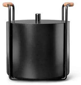 Port Kindling & Ash Bucket Nero - Ferm Living