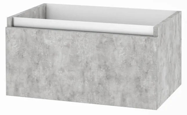Mobile Bagno 140cm Con Doppio Lavabo, Base Con Cassetto E Specchio Con LED Integrato