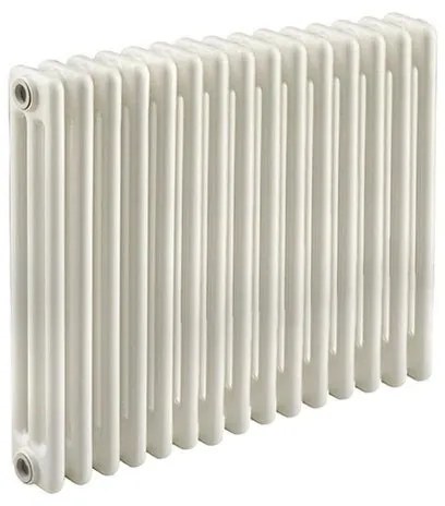 Radiatore acqua calda EQUATION in acciaio 3 colonne, 15 elementi interasse 535 cm, bianco