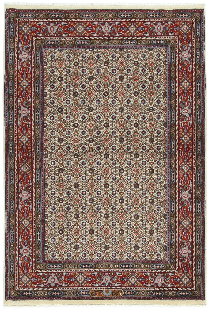 Moud Tappeto 100x150 (Iran) Annodato A Mano