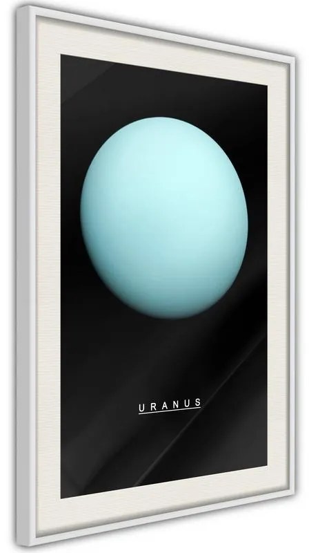 Poster  The Solar System: Uranus  Cornice Quadri Cornice nera, Larghezza x Altezza Home decor 40x60