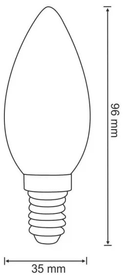 Lampadina LED E14/4W/230V 3000K