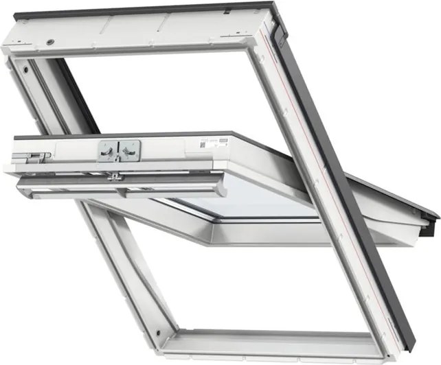 Finestra da tetto (faccia inclinata) VELUX GGU MK08 0070 manuale L 78 x H 140 cm bianco