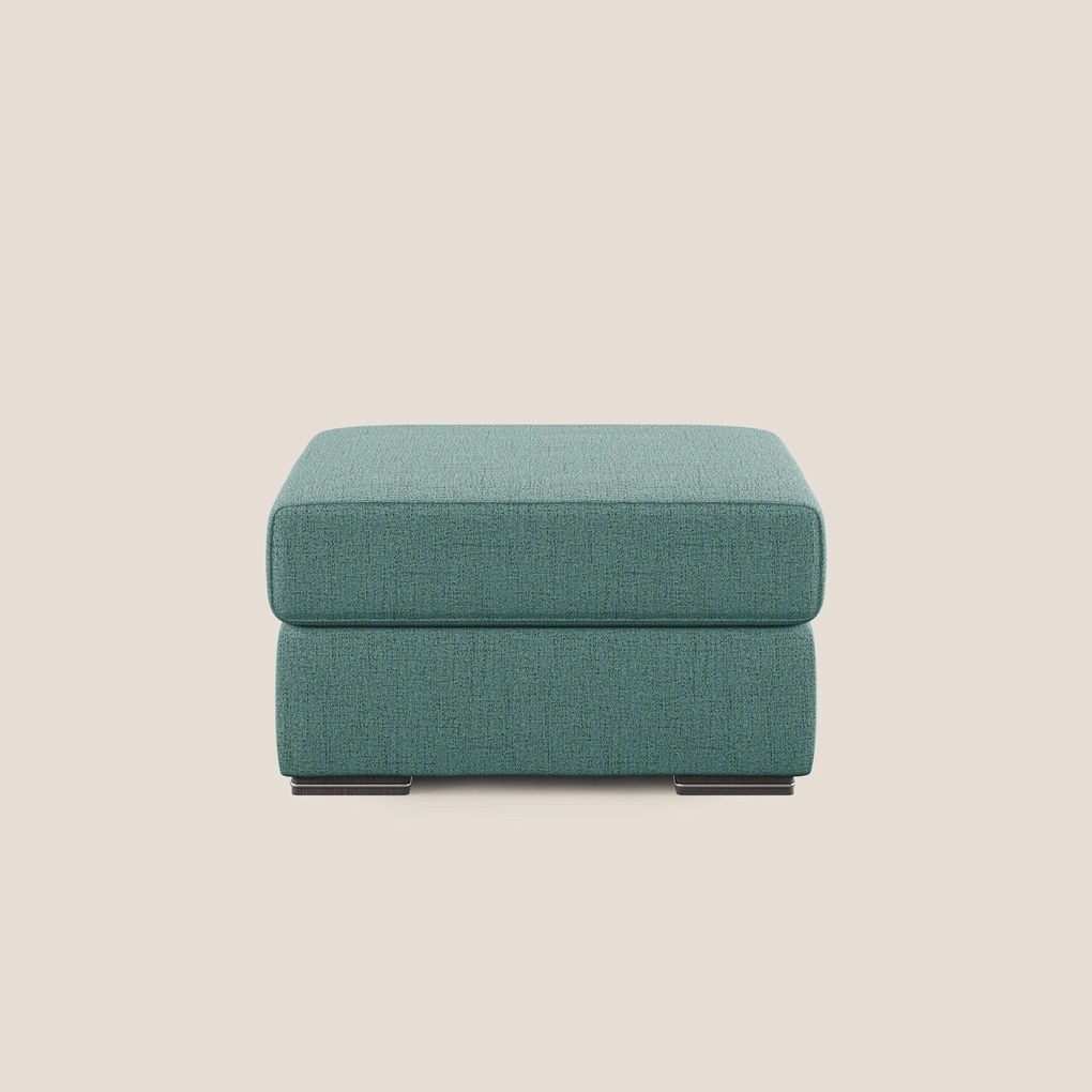 Sun pouf apribile contenitore in tessuto impermeabile fiammato T03 verde acqua