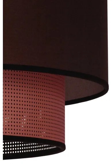 Duolla - Lampadario a plafone COPPER SHINY 1xE27/15W/230V diametro 45 cm marrone/rame