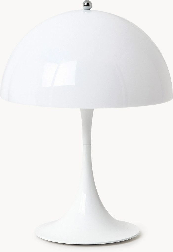 Lampada da tavolo portatile a LED con luce regolabile Panthella 250, Design Verner Panton