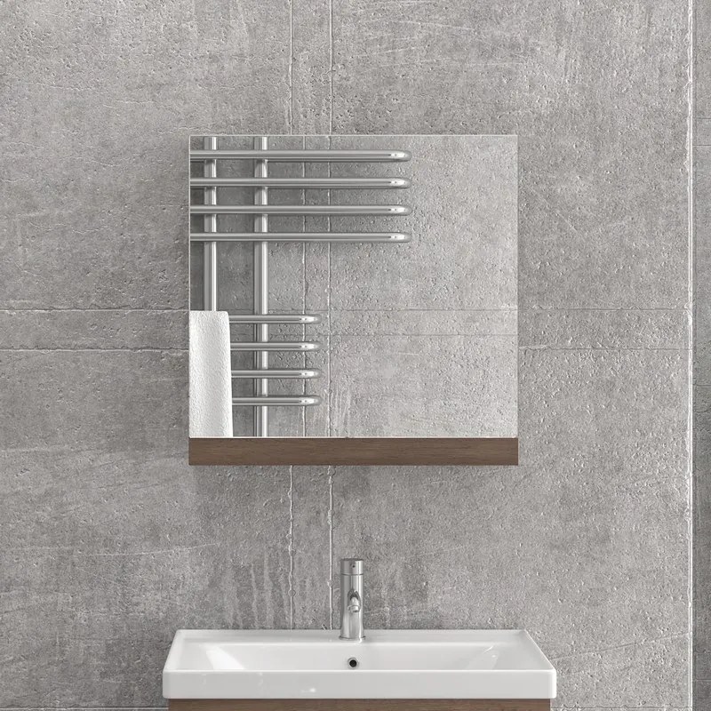 Specchio bagno contenitore da 60 cm con un'anta NEL-60 - KAMALU
