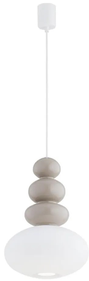 Argon 8819 - Lampadario a sospensione con filo DIEGO 1xGU10/5W/230V bianco/grigio