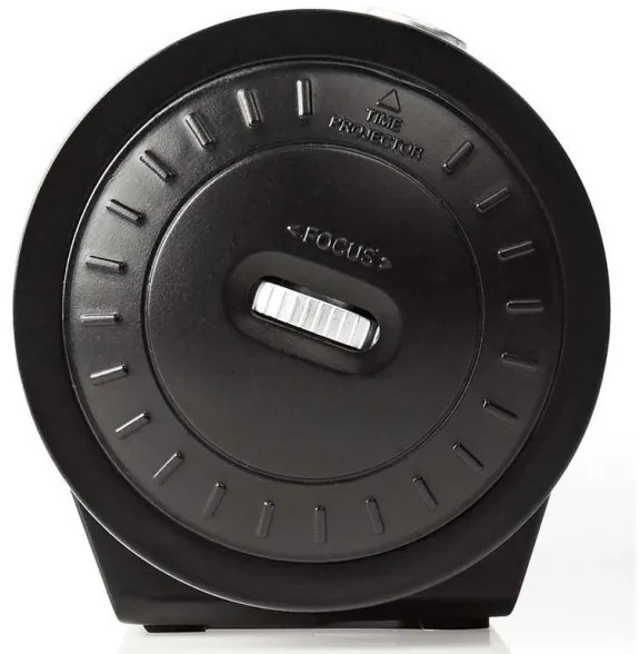 Nedis CLAR005BK - Radiosveglia con display LED e proiettore 230V
