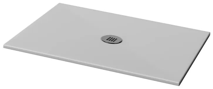 Piatto doccia in ceramica extra slim grigio L 100 x L 70 cm