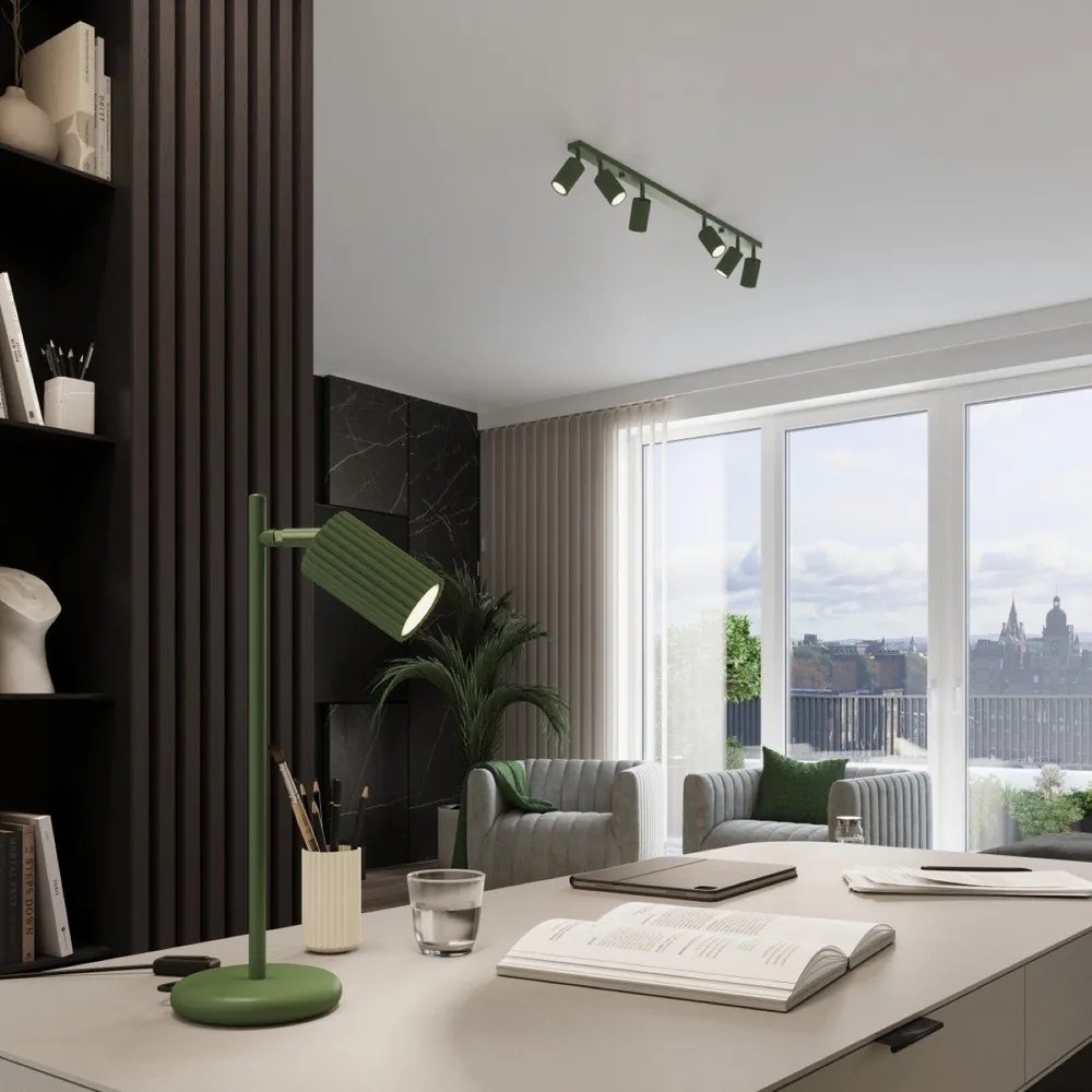 Faretto verde 6,5x81 cm Gleam – Sollux