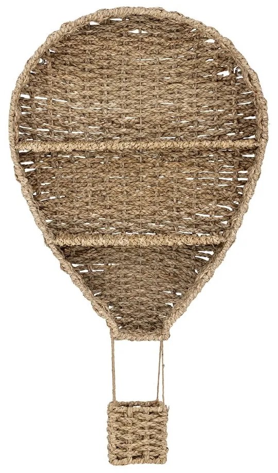 Libreria da parete per bambini in seagrass di colore naturale 59x105 cm Ditter - Bloomingville Mini