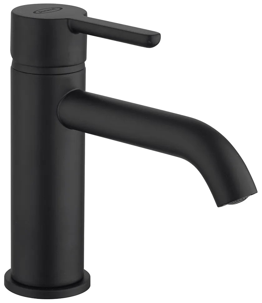 Miscelatore lavabo Jacuzzi rubinetteria Sunset nero per piletta click clack