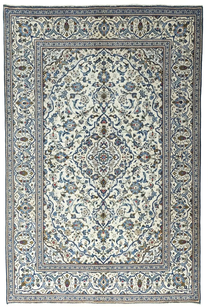 Kashan Tappeto 200 x 300 Beige (Iran) Annodato A Mano