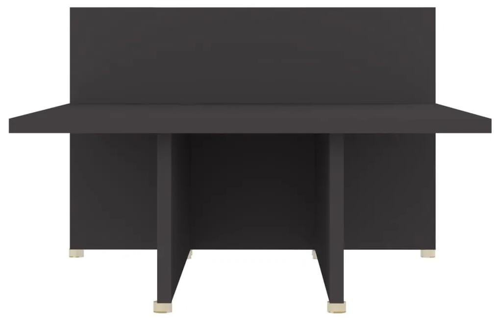 Tavolino da salotto grigio 111,5x50x33 cm in legno multistrato