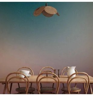 Carta da parati - Nostalgic Gradient - Gradient Composition in Subdued Colors Lavabile 250x175