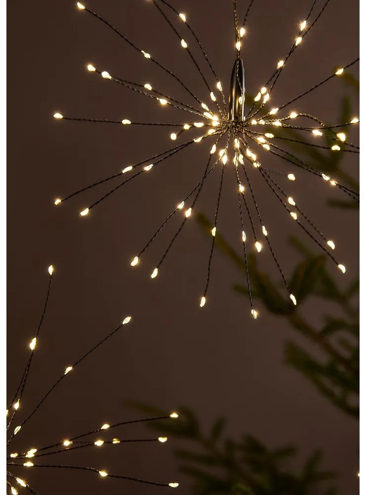 Decorazione luminosa nera per esterni ø 25 cm Meteor - Markslöjd
