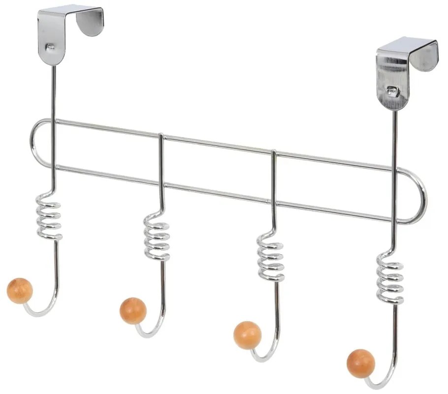 Appendiabiti in metallo argentato 33 cm Spirale - Compactor
