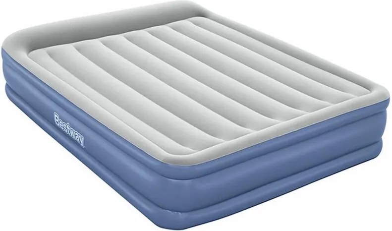 Letto Gonfiabile Bestway Tritech Matrimoniale 203x152x46 cm Supporta fino a 300 kg si Gonfia in 4 Minuti con Rinforzo Perimetrale