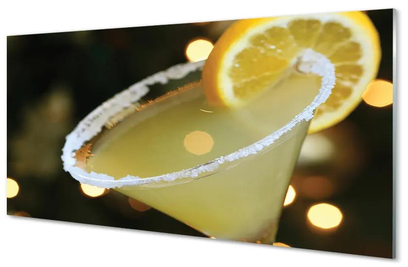 Quadro acrilico Cocktail al limone 100x50 cm