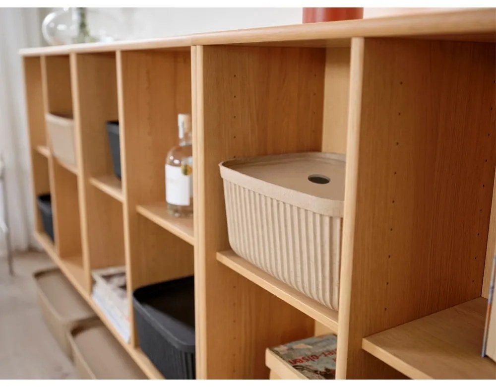 Scatole in set con coperchio nere 2 pz 32x23x20,5 cm Pulp – Zone