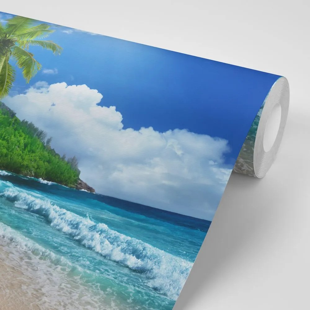 Carta da parati – Splendida spiaggia sull'isola di Seychelles