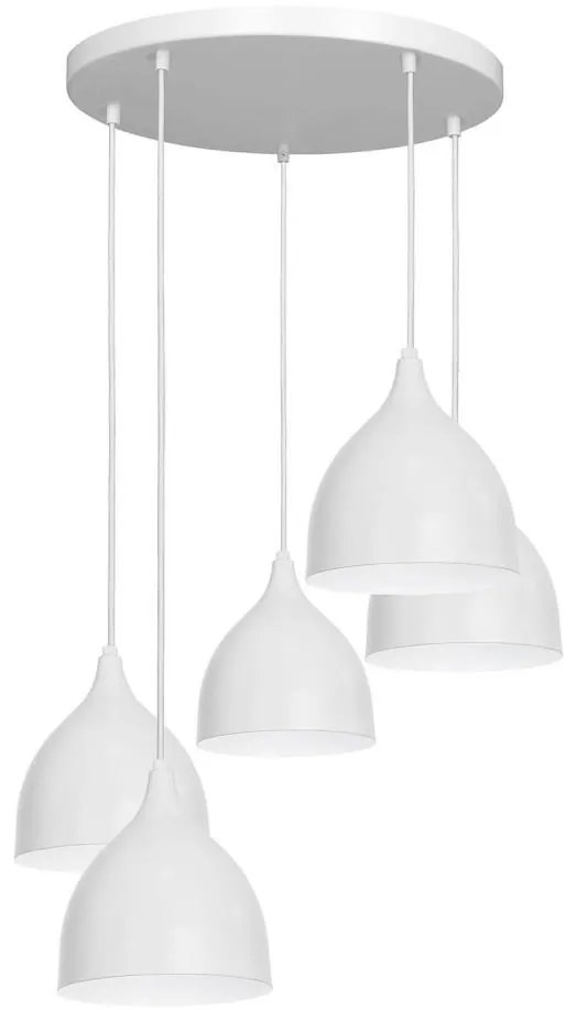 Lampadario a sospensione con filo NOAK 5xE27/60W/230V