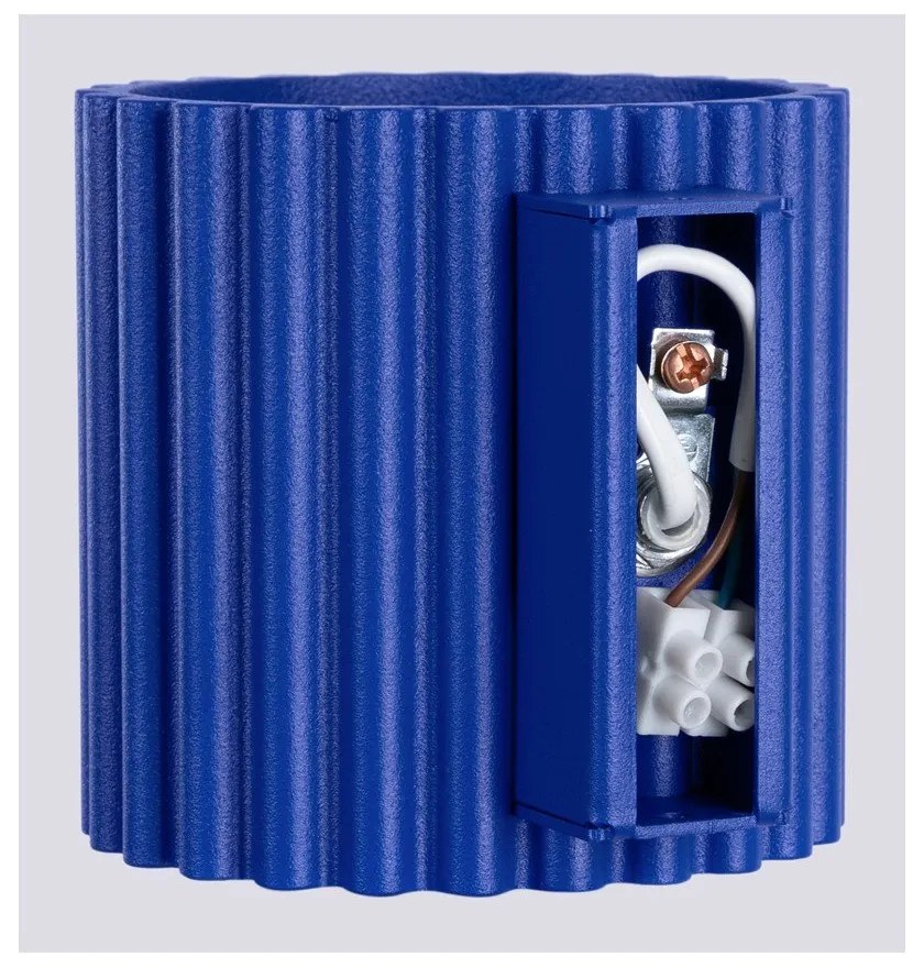 Lampada da parete blu ø 10 cm Zora – Sollux