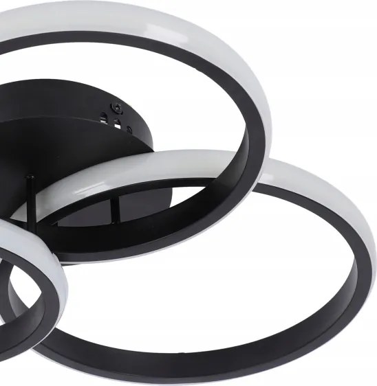 Plafoniera LED dimmerabile LED/70W/230V 3000-6500K nera + telecomando