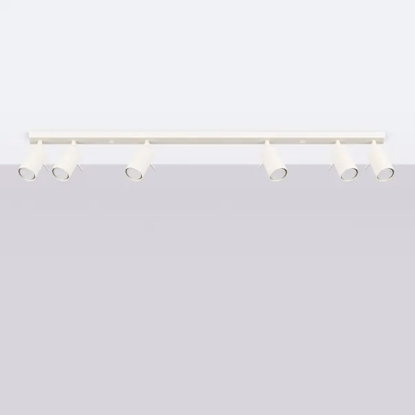 Sollux SL.1499 - Faretto RING 6xGU10/10W/230V color crema