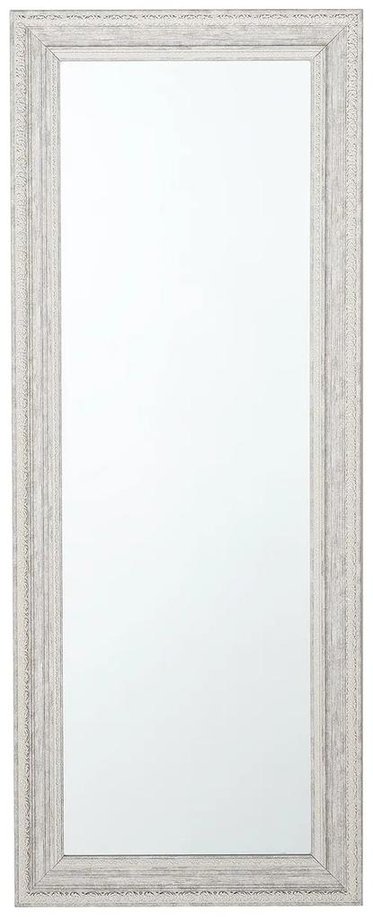 Specchio da parete in color beige/argento 50 x 130 cm VERTOU Beliani