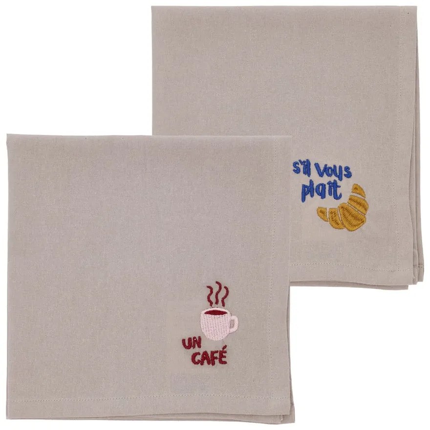 Set di tovaglioli in tessuto 2 pz 40x40 cm Bistro – Södahl