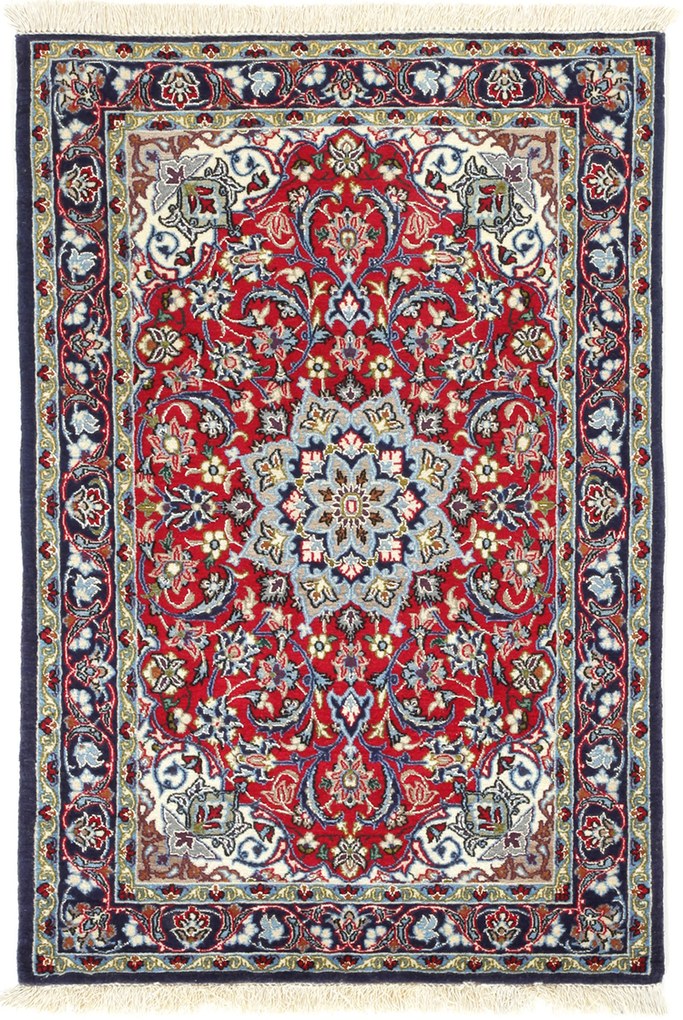 Isfahan Tappeto 100x70 (Iran) Annodato A Mano