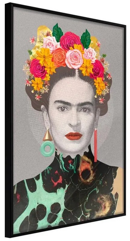 Poster  Charismatic Frida  Cornice Quadri Cornice nera, Larghezza x Altezza Home decor 40x60